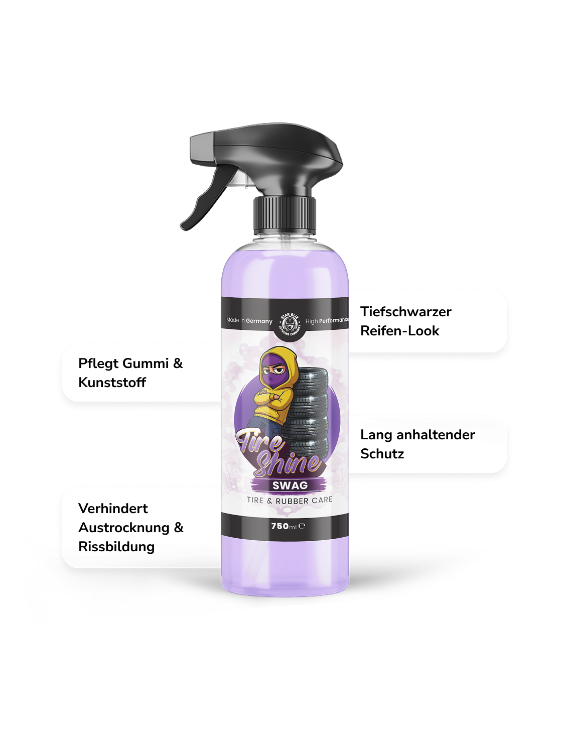 Image of Tire Shine Reifen-Glanz & Schutz 750 ml