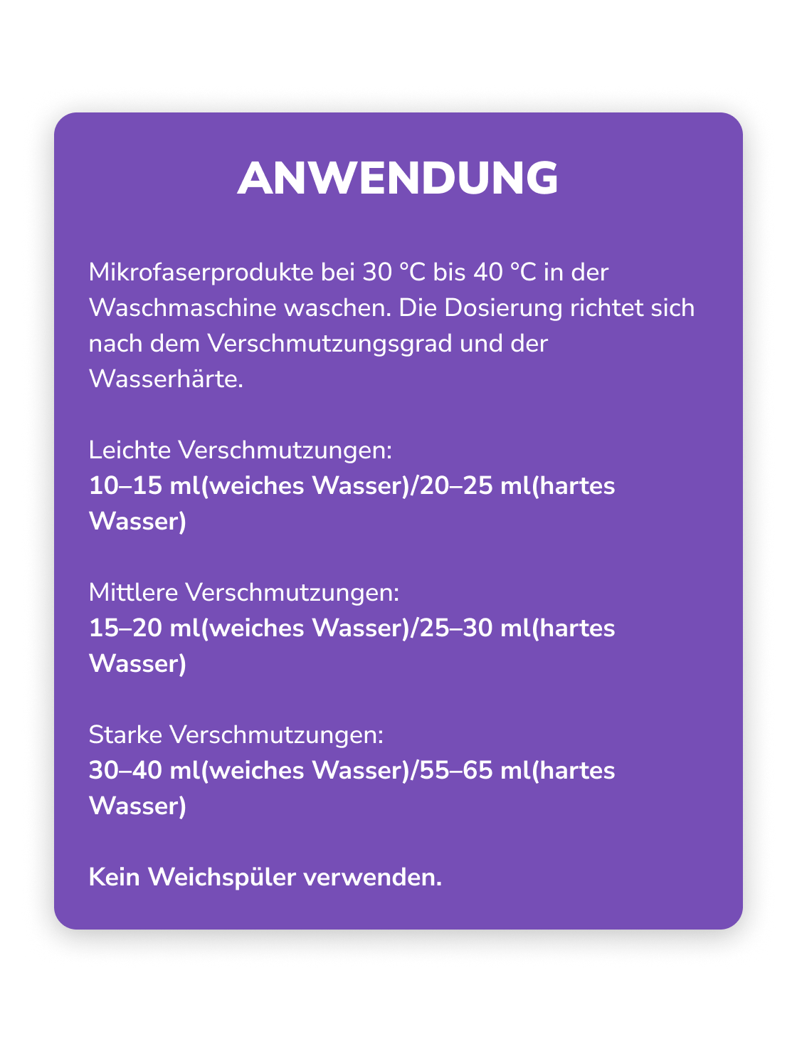 Fiber Fresh Mikrofaserwaschmittel 750 ml