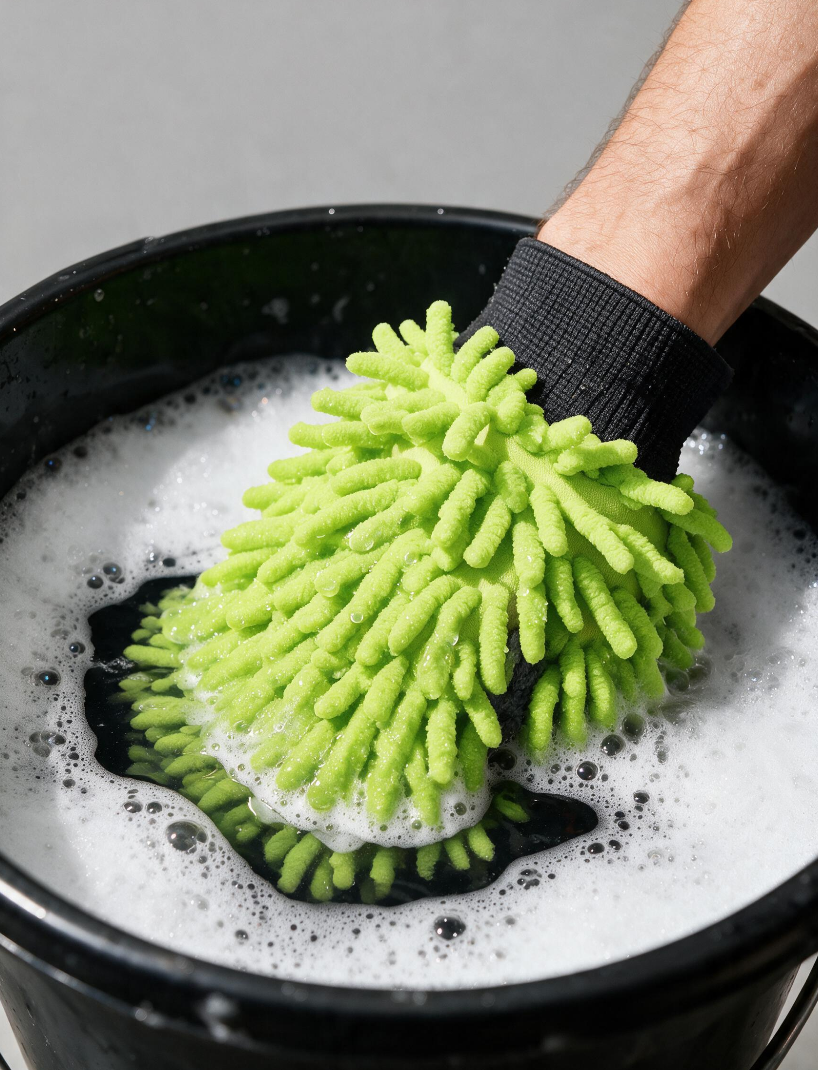 Image of Neon Grip Waschhandschuh